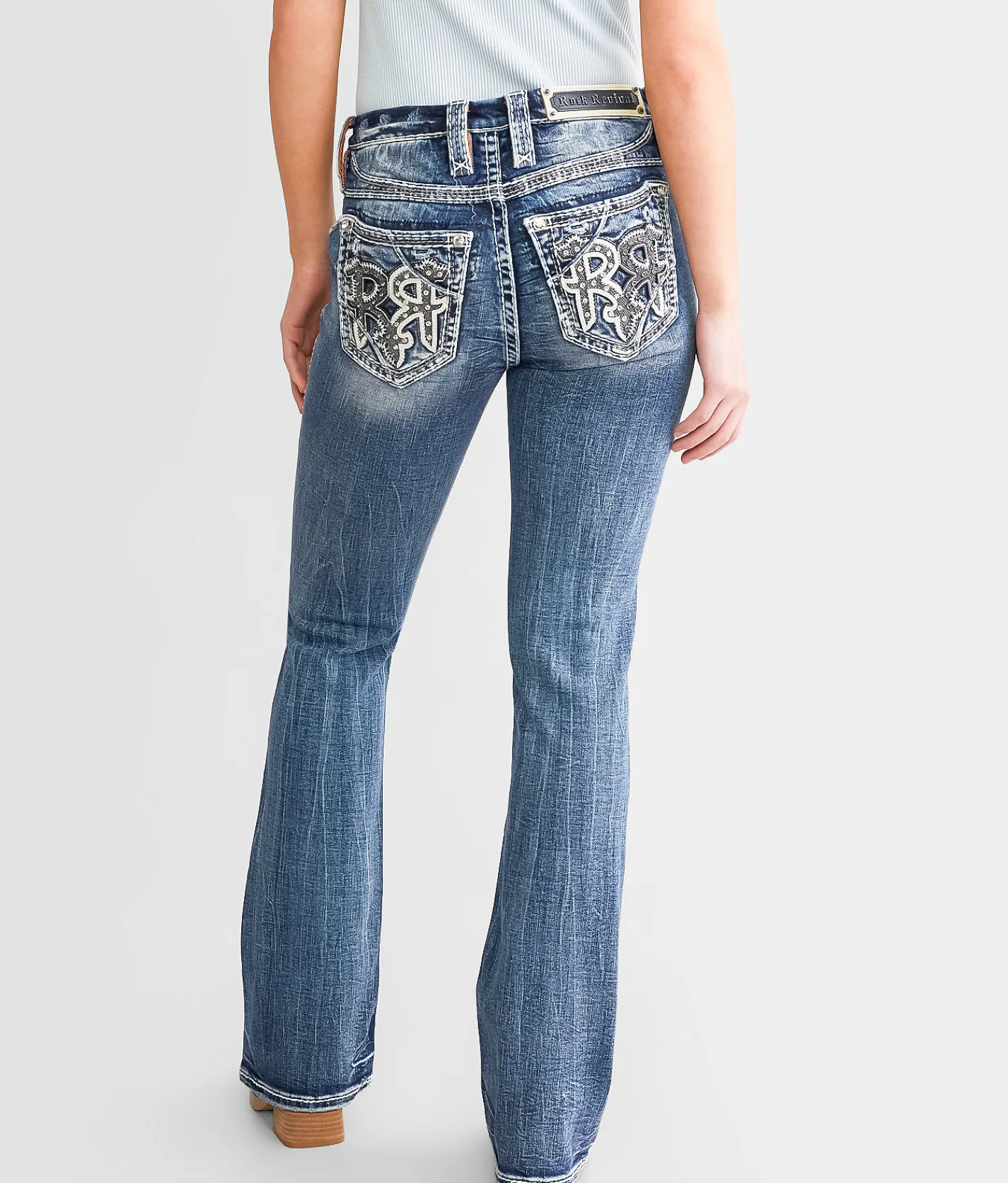 Jeans|Bottoms | Rock Revival Kathryn Mid-Rise Boot Stretch Jean Kathryn MB204