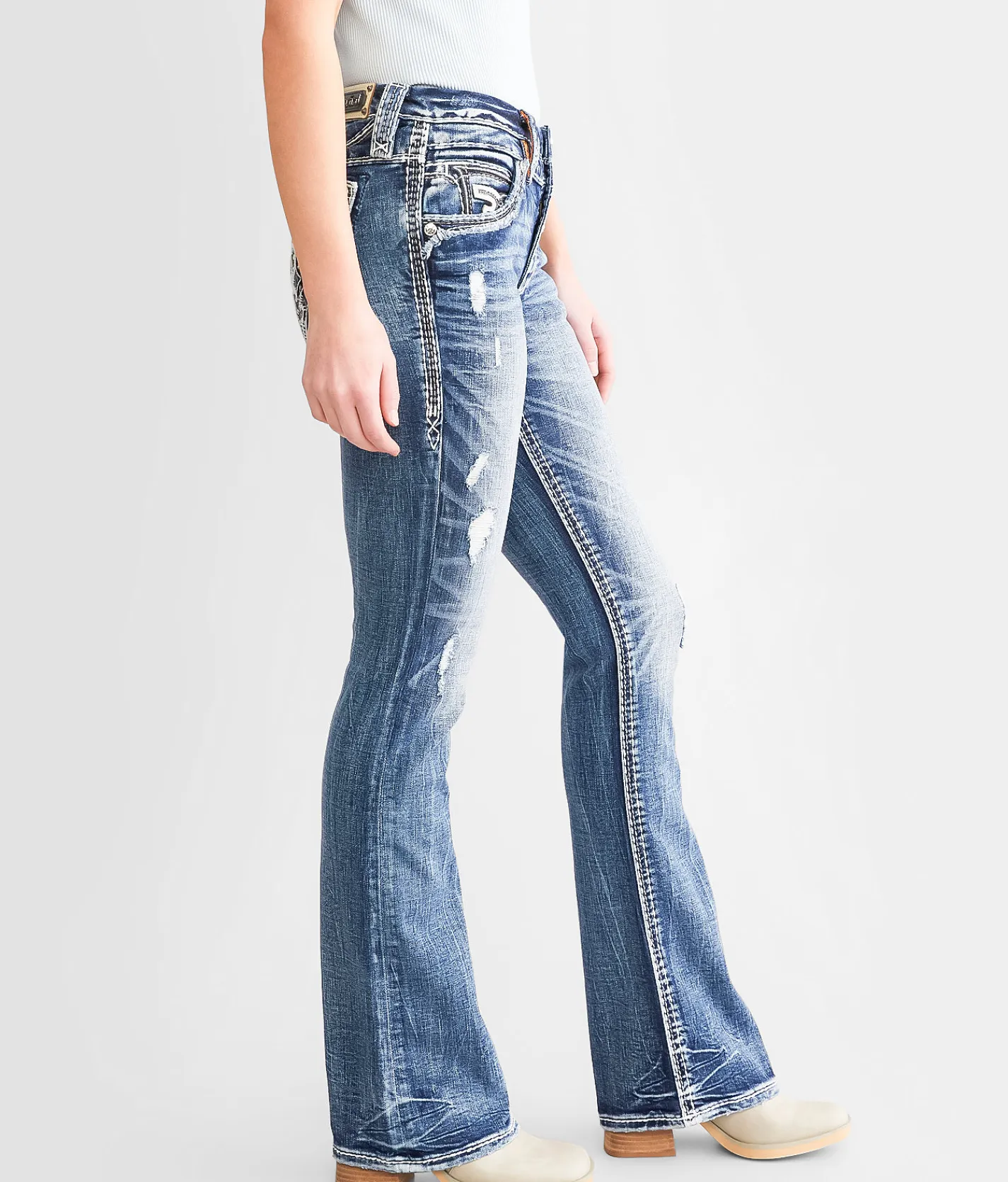 Jeans|Bottoms | Rock Revival Kathryn Mid-Rise Boot Stretch Jean Kathryn MB204