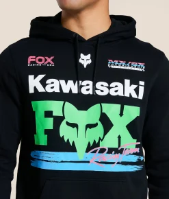 Fox Kawasaki Hooded Sweatshirt Black Outlet