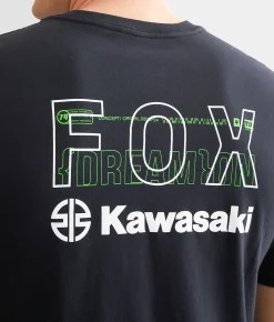Fox Kawasaki T-Shirt Black New