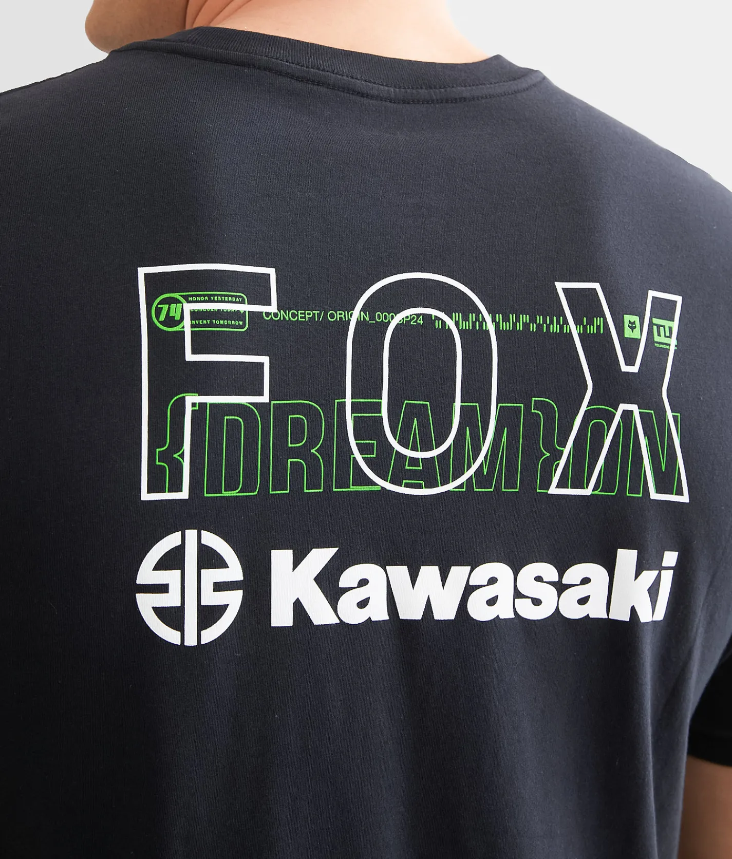Fox Kawasaki T-Shirt Black New