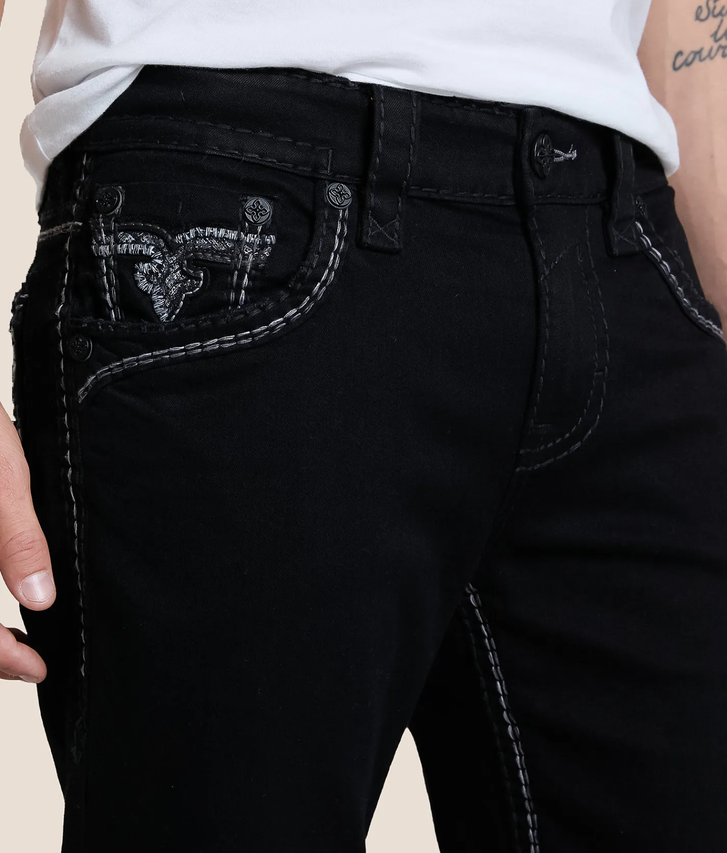 Rock Revival Keaton Straight Stretch Jean Keaton J206 New