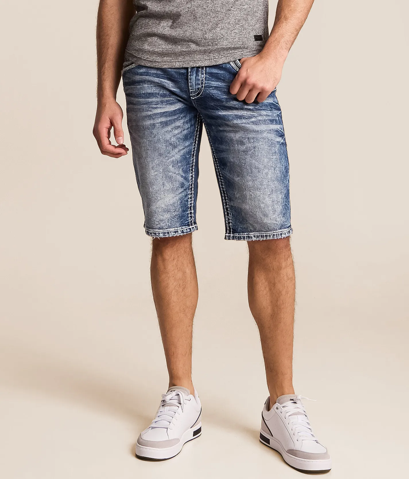 Bottoms|Shorts | Rock Revival Keegan Stretch Short Keegan H203