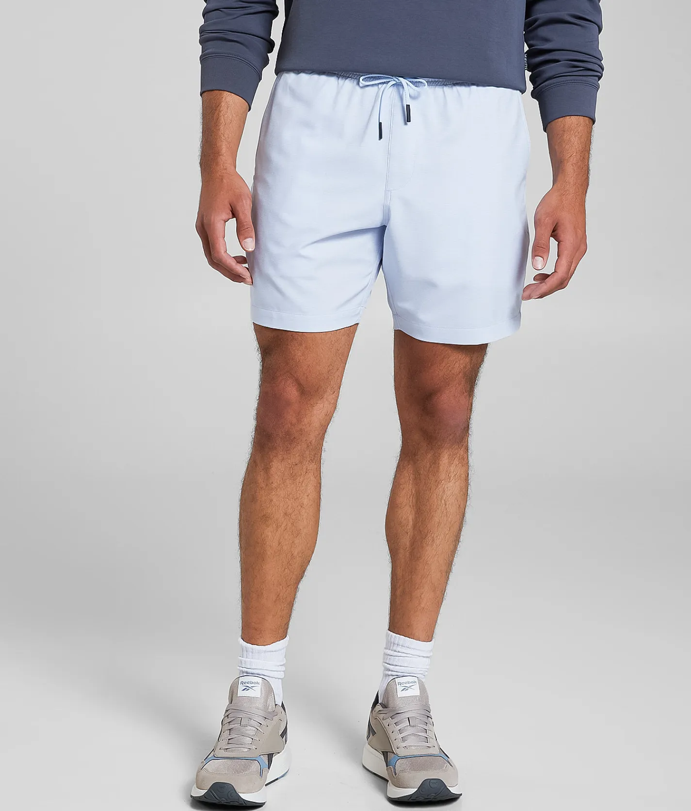 Bottoms|Activewear | Maven Co-op Keel Performance Stretch Short Light Blue