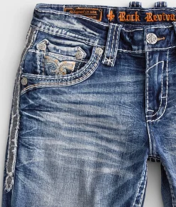Rock Revival Jeans|Bottoms | Rock Revival Keenan Straight Stretch Jean Keenan J206