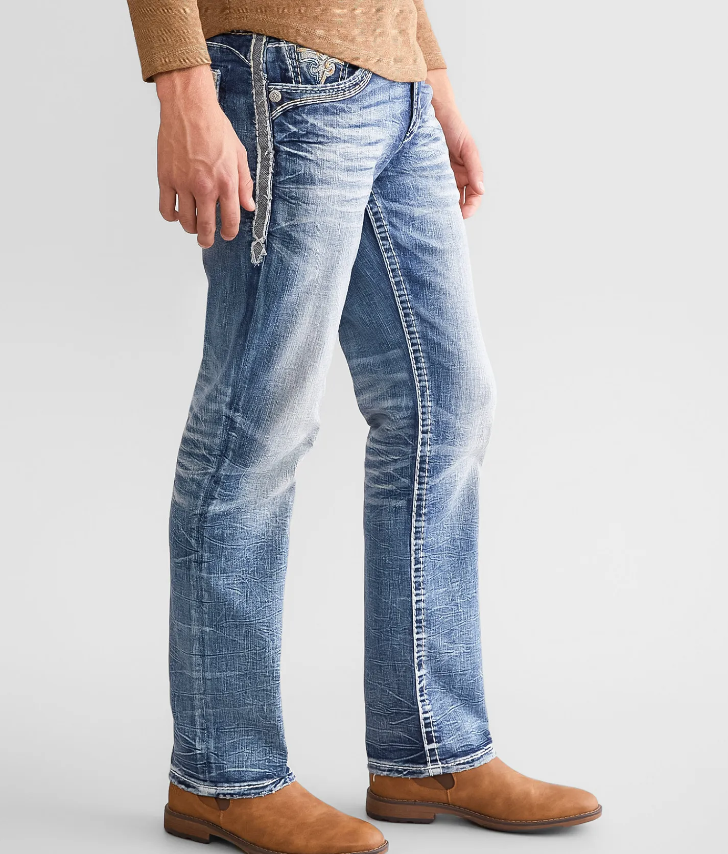 Rock Revival Jeans|Bottoms | Rock Revival Keenan Straight Stretch Jean Keenan J206