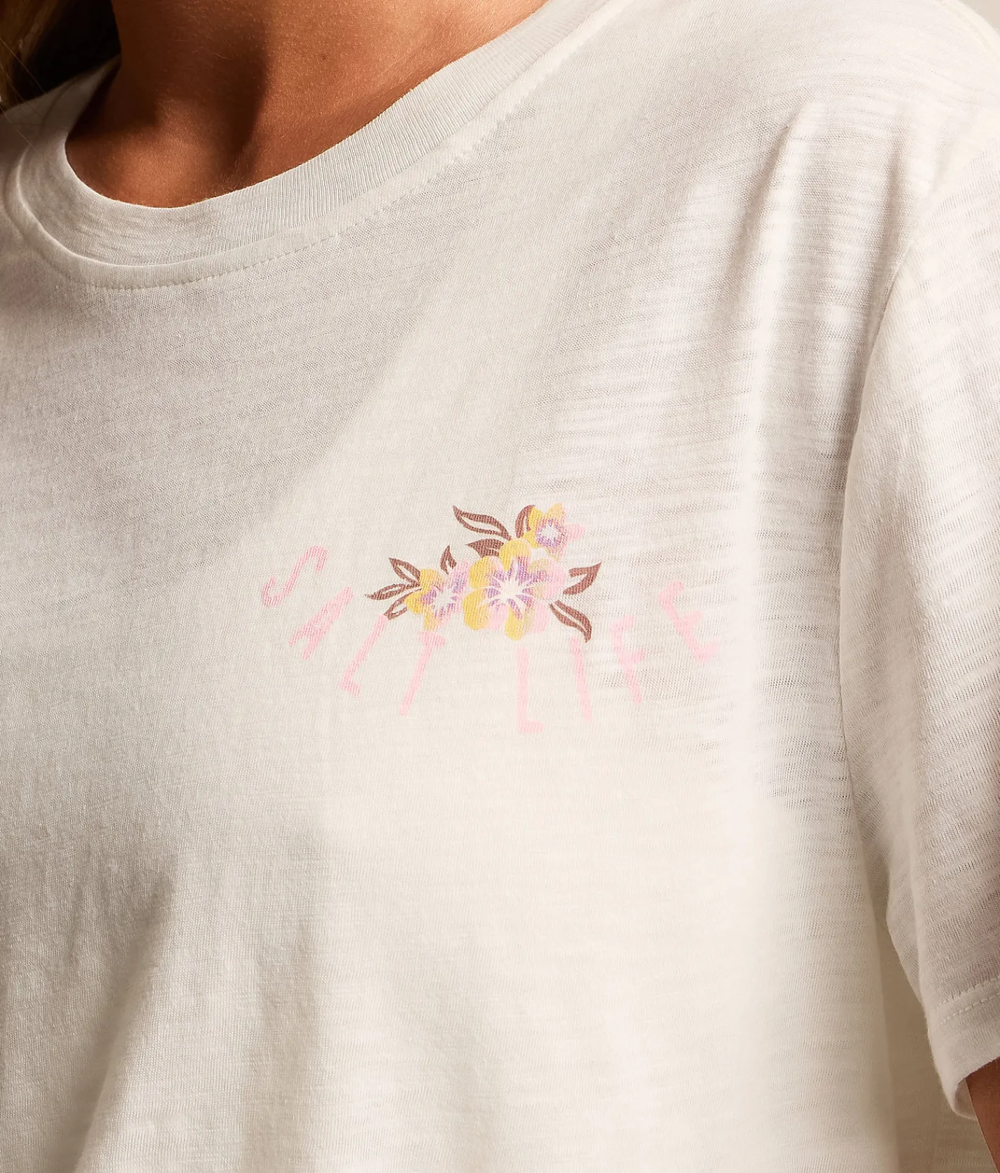 Salt Life Keep Palm T-Shirt Cream Hot