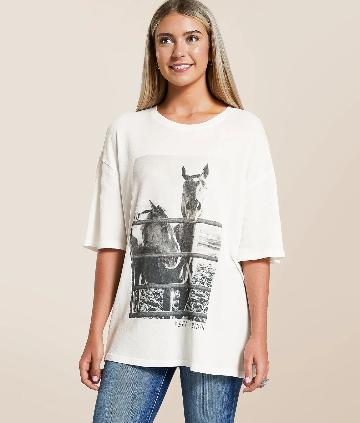 Tops | Z Supply Keep Ridin' Socal T-Shirt Sea Salt