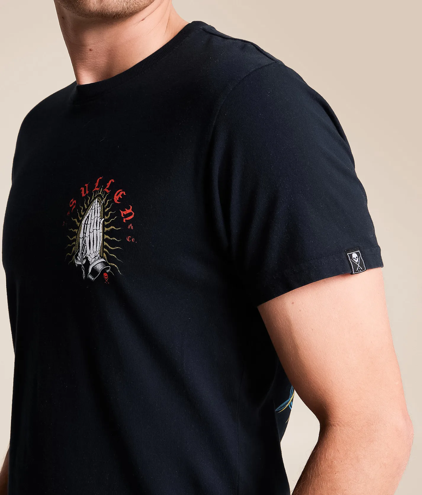 Tops | Sullen Keep The Faith T-Shirt Obsidian