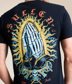 Tops | Sullen Keep The Faith T-Shirt Obsidian