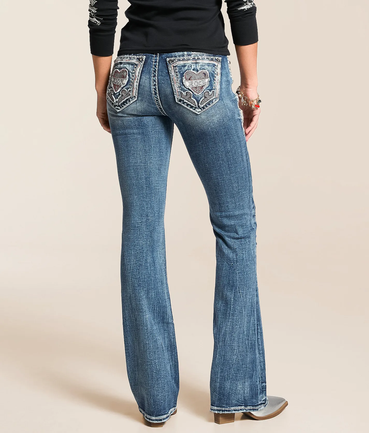 Rock Revival Kelia Curvy High Rise Boot Stretch Jean Kelia HB200 Hot