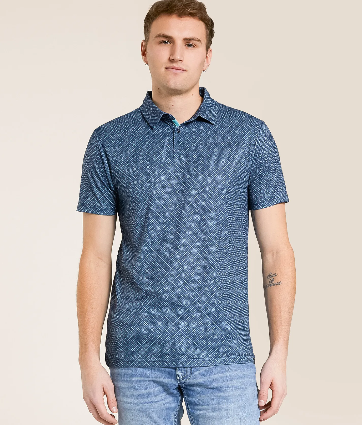 J.B. Holt Kendrick Performance Polo Navy Sale