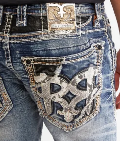 Bottoms | Rock Revival Kenny Slim Straight Stretch Jean Kenny SJ203