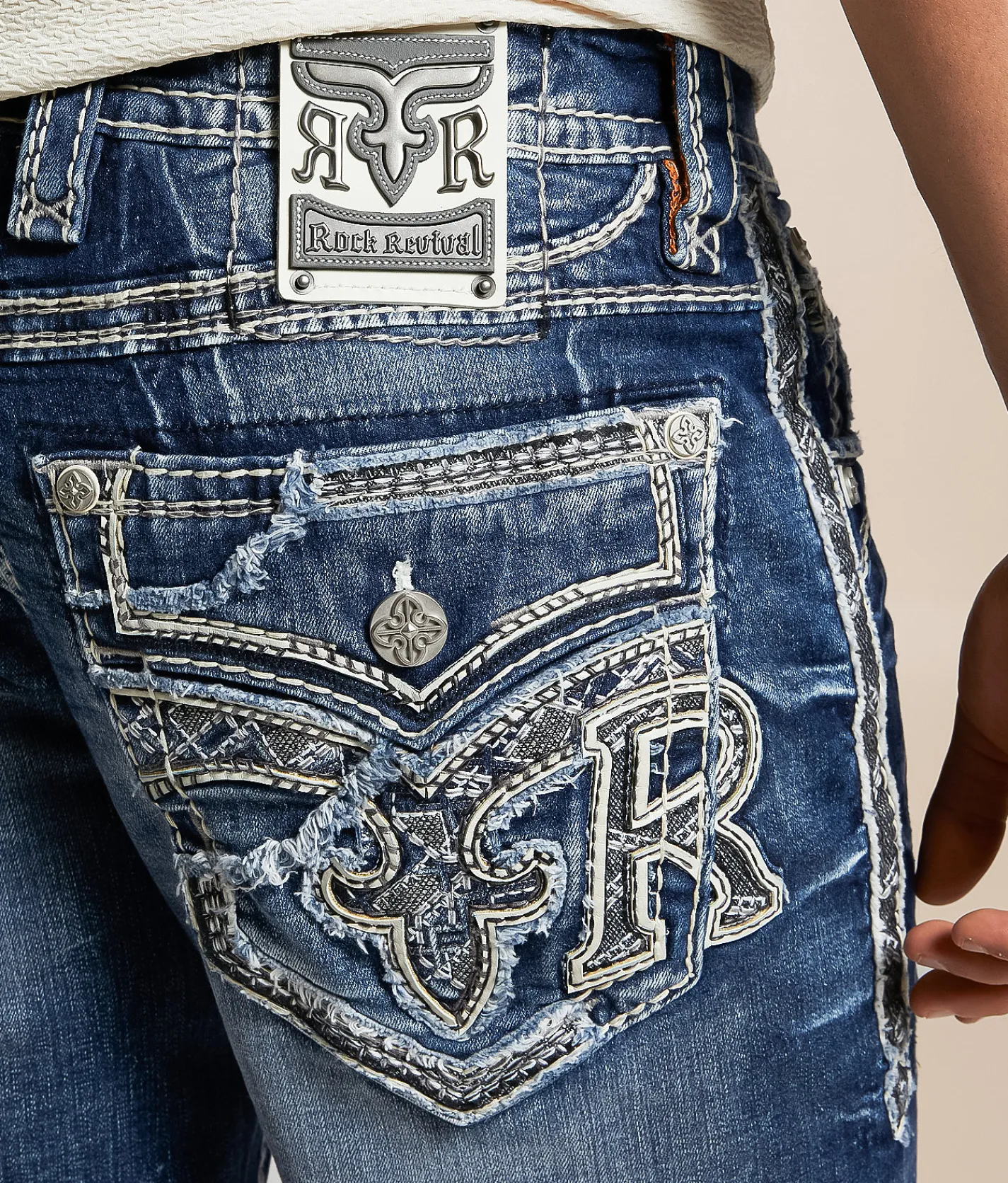 Bottoms|Shorts | Rock Revival Kenton 14" Stretch Short Kenton H201