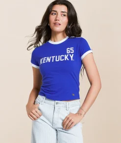 Tops | HYPE AND VICE Kentucky Wildcats Baby Cropped T-Shirt Royal