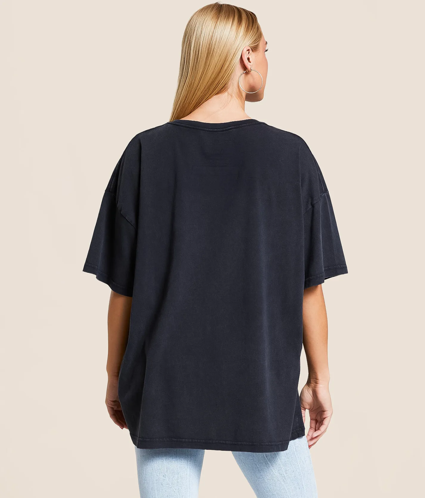 Gameday SOCIAL® Kentucky Wildcats Oversized T-Shirt Washed Black Clearance