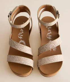 Very G Kiara Wedge Sandal Light Grey Best