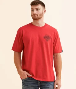 Graphic T-Shirts | Sullen Kiddo Badge T-Shirt Equestrian Red