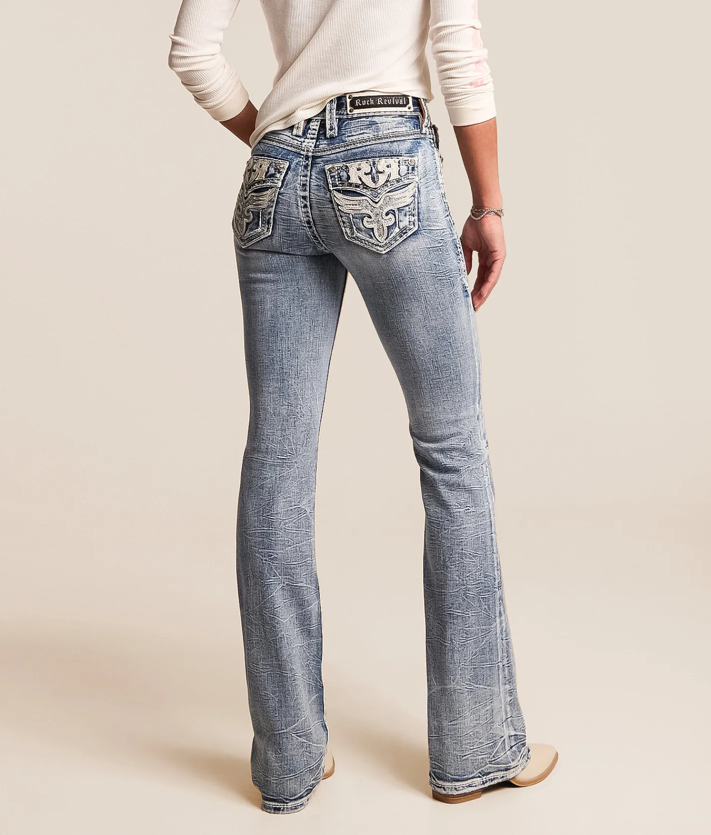 Rock Revival Kiella Curvy High Rise Boot Stretch Jean Kiella HB200 New