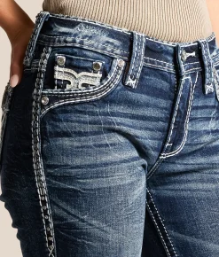 Jeans|New Jeans | Rock Revival Kiella Mid-Rise Boot Stretch Jean Kiella MB202