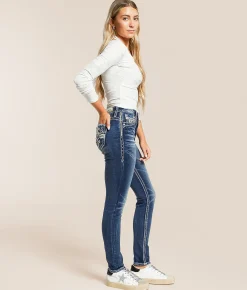 Rock Revival Kimberly Curvy High Rise Skinny Stretch Jean Kimberly HS203 Discount