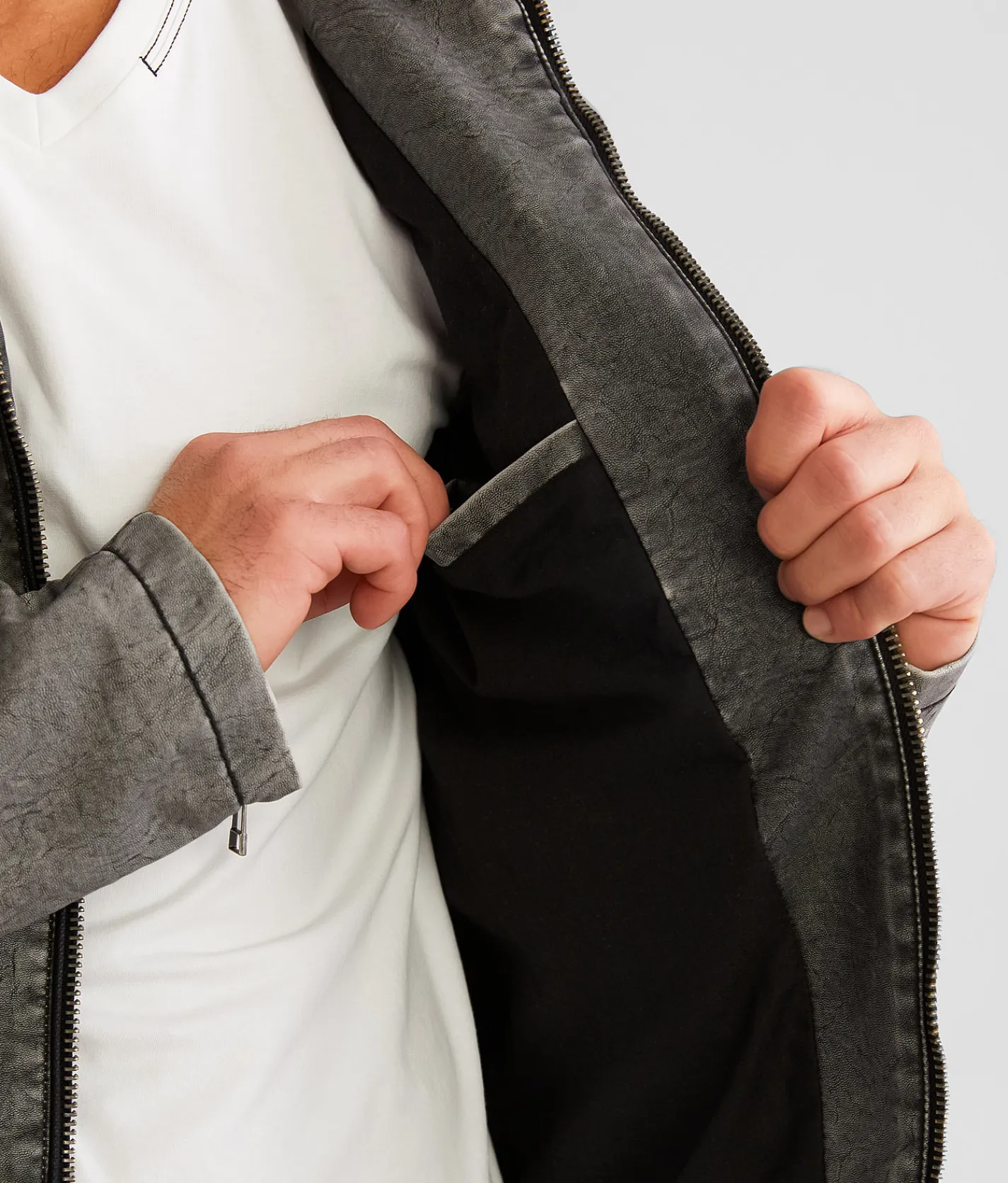 Coats & Jackets | Affliction Kindred Hooded Jacket Grey
