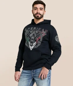 Tops | American Fighter Kingsland Hooded Sweatshirt Black