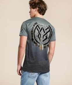 Tops|Graphic T-Shirts | American Fighter Kingsland T-Shirt Mulled Basil Kambaba
