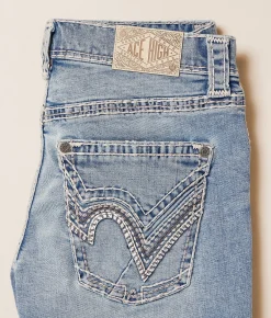Ace High King Straight Stretch Jean Call Bluff Discount