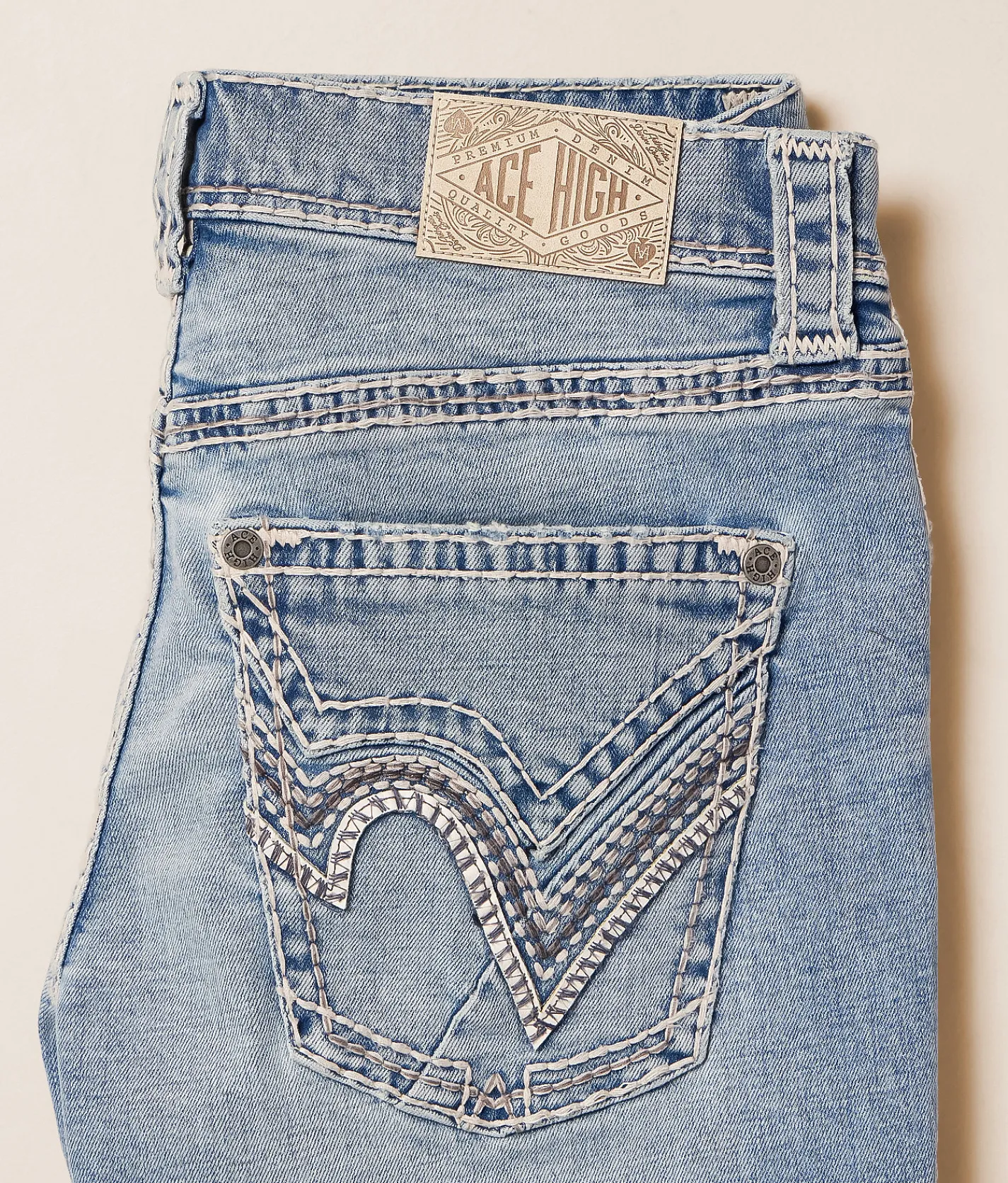 Ace High King Straight Stretch Jean Call Bluff Discount