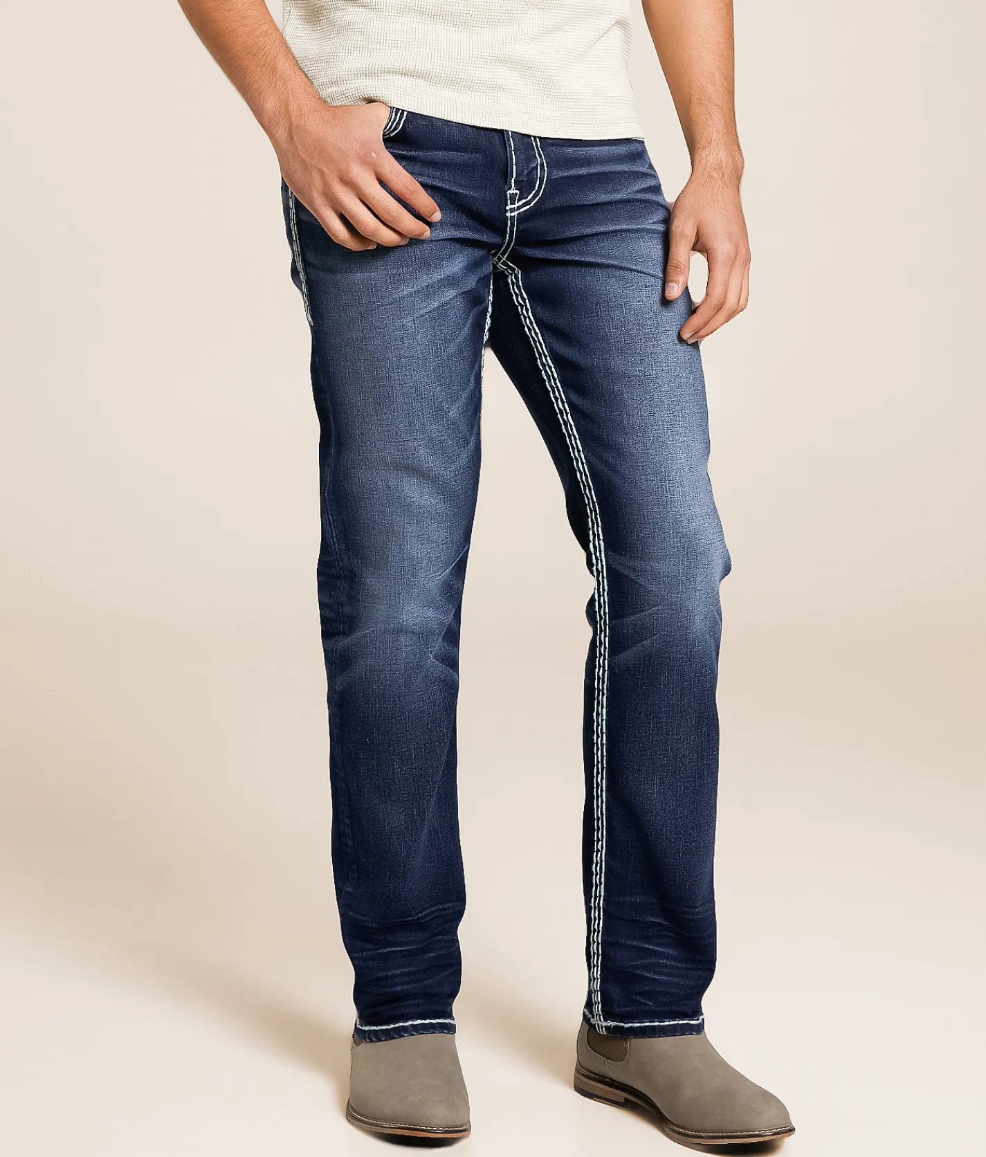 Ace High King Straight Stretch Jean Chase Sale
