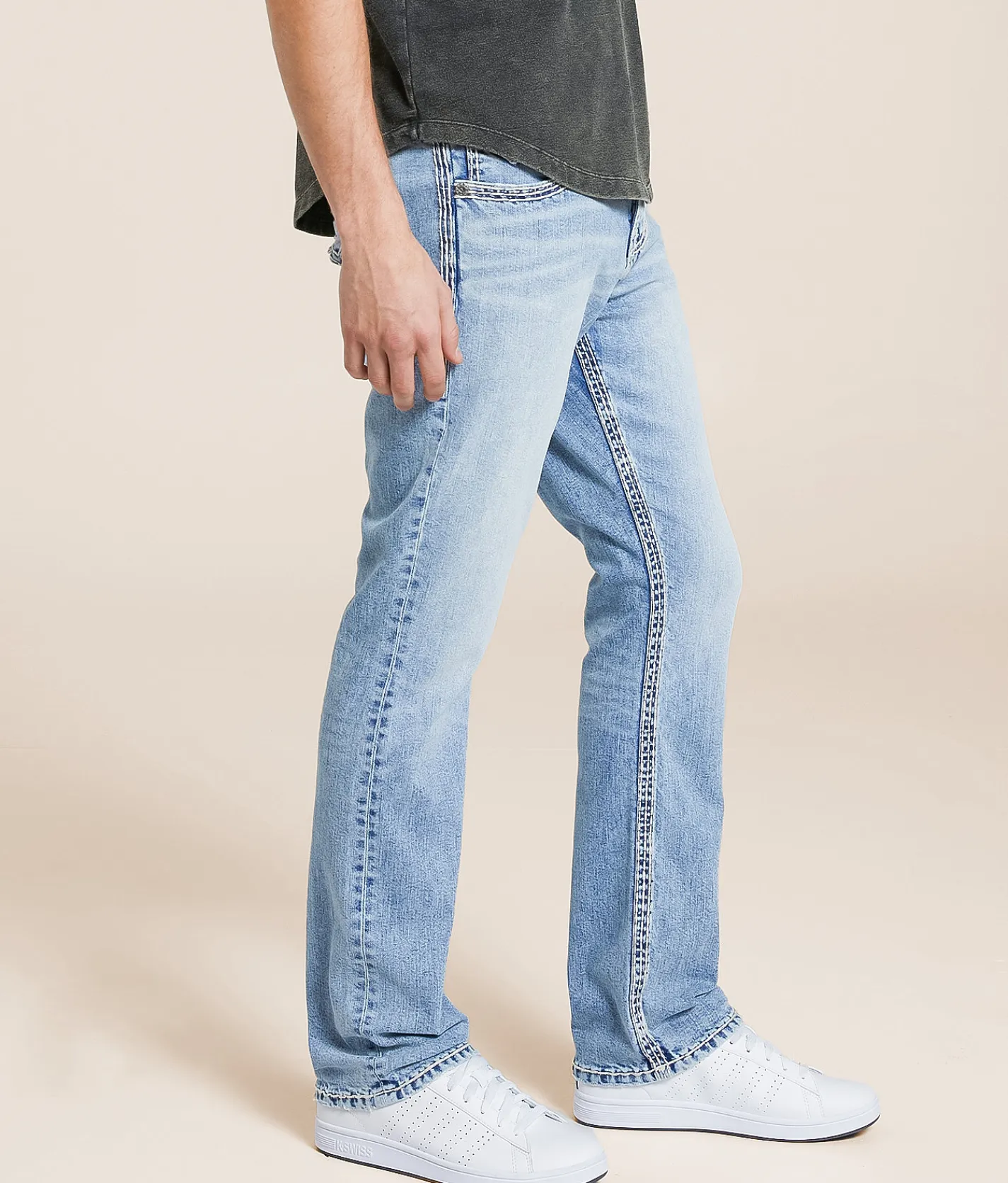 Bottoms | Ace High King Straight Stretch Jean Euchre