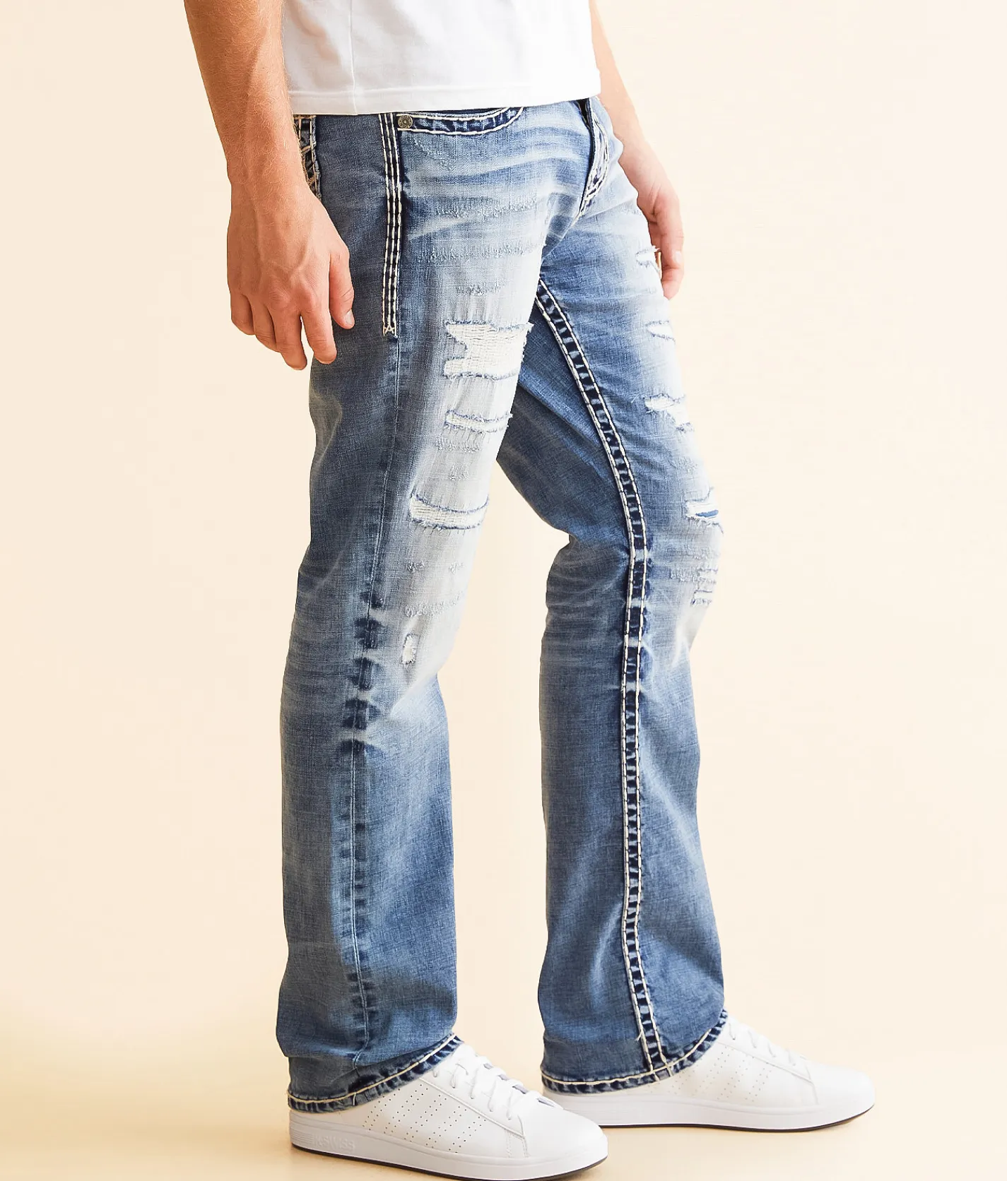 Ace High King Straight Stretch Jean Solitare Hot