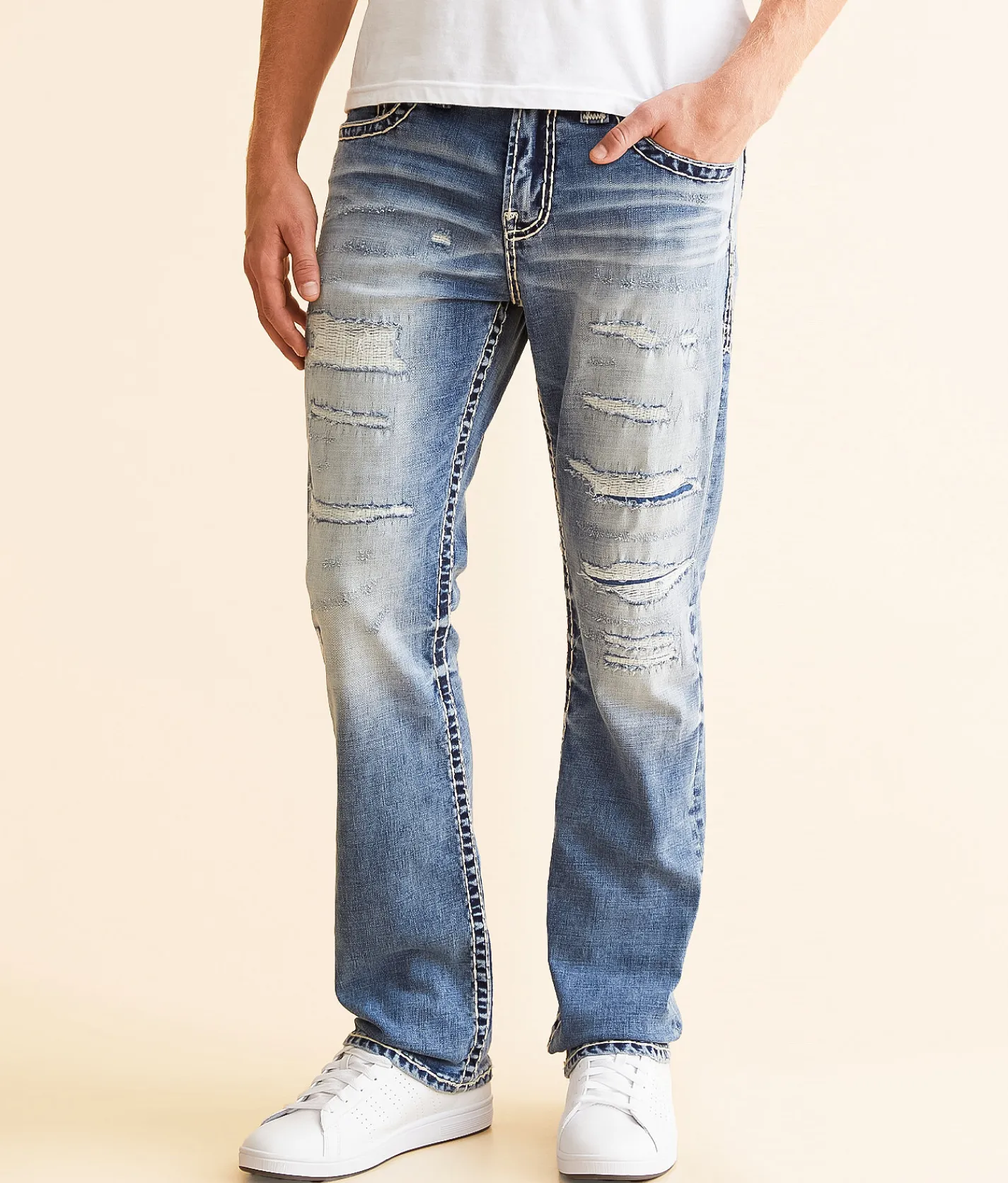 Ace High King Straight Stretch Jean Solitare Hot
