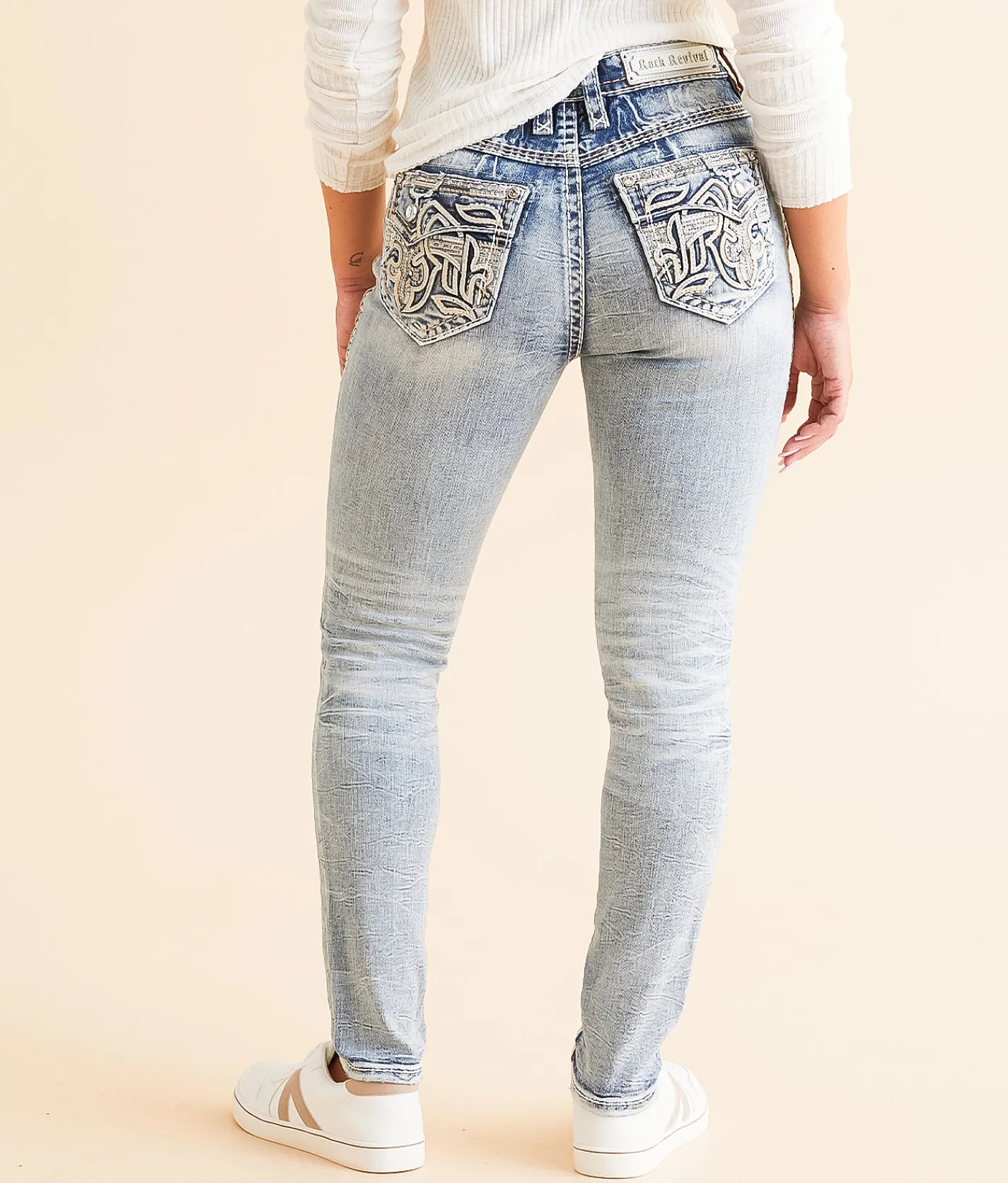 Jeans|Bottoms | Rock Revival Kirst Easy Ankle Skinny Stretch Jean Kirst HA200