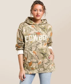 Tops | Goodie Two Sleeves Kiss Me Cowboy Hooded Sweatshirt Camo