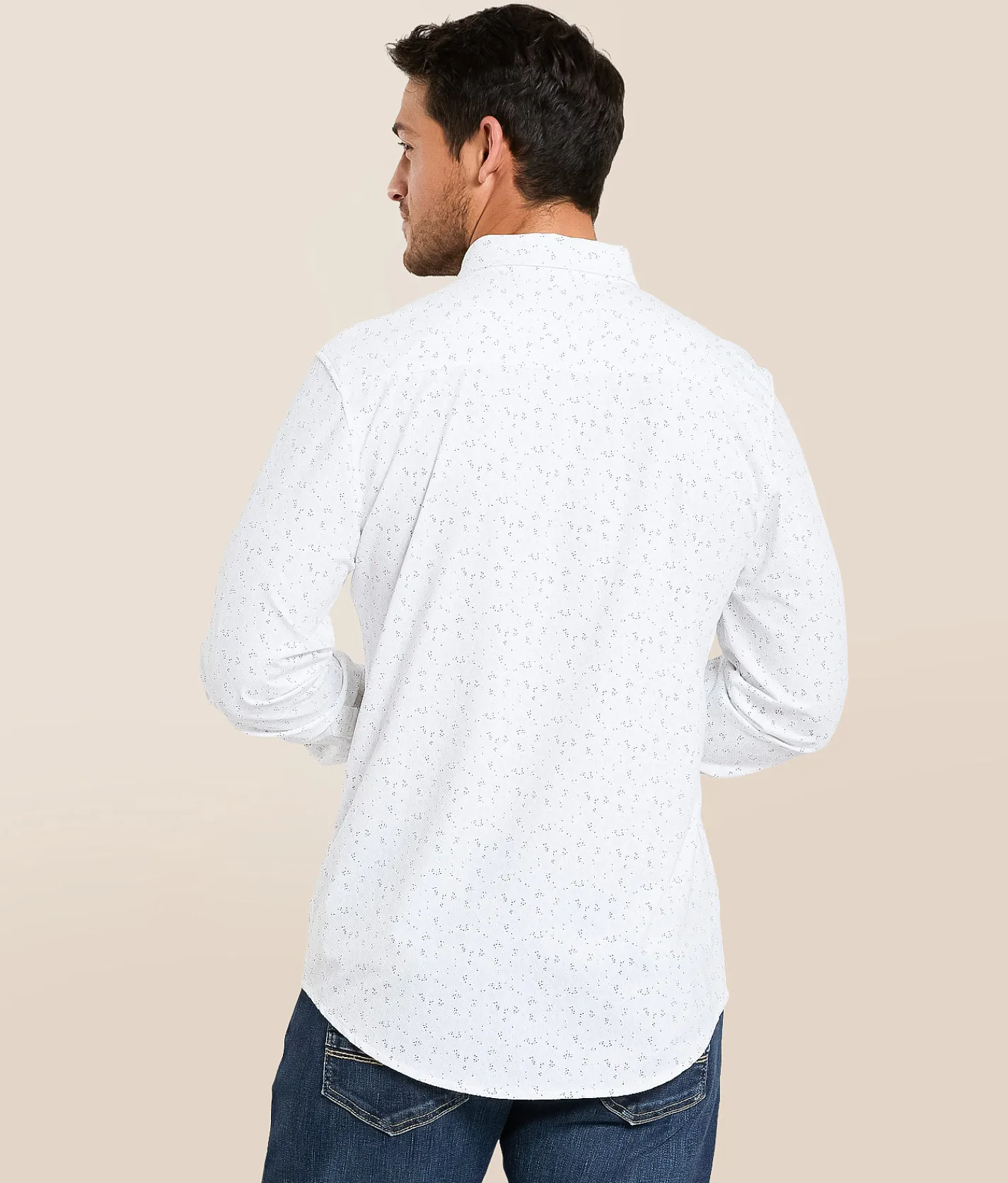 J.B. Holt Knit Athletic Performance Shirt White Blue Online