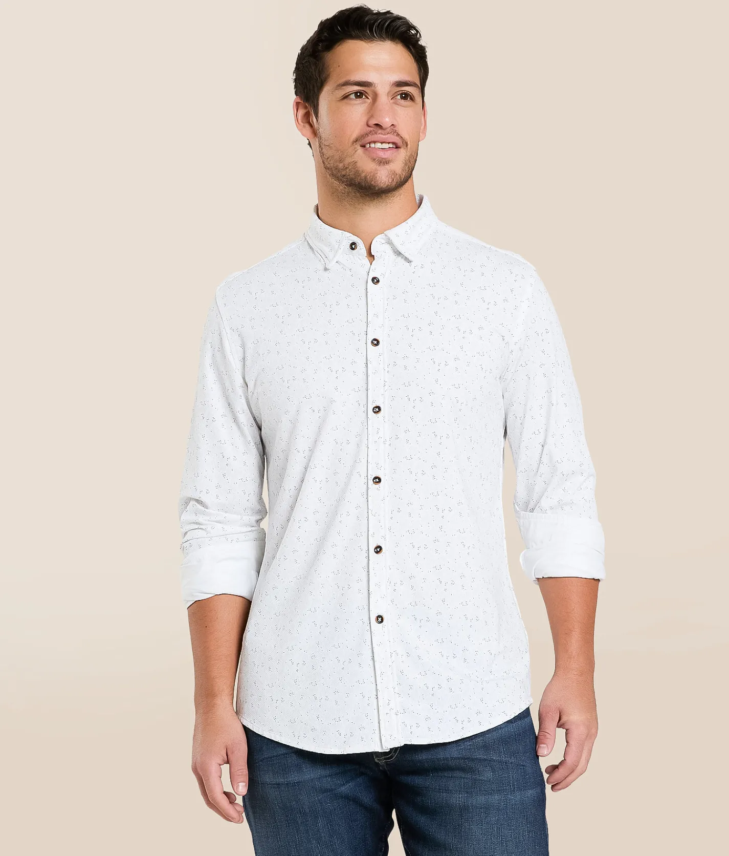J.B. Holt Knit Athletic Performance Shirt White Blue Online