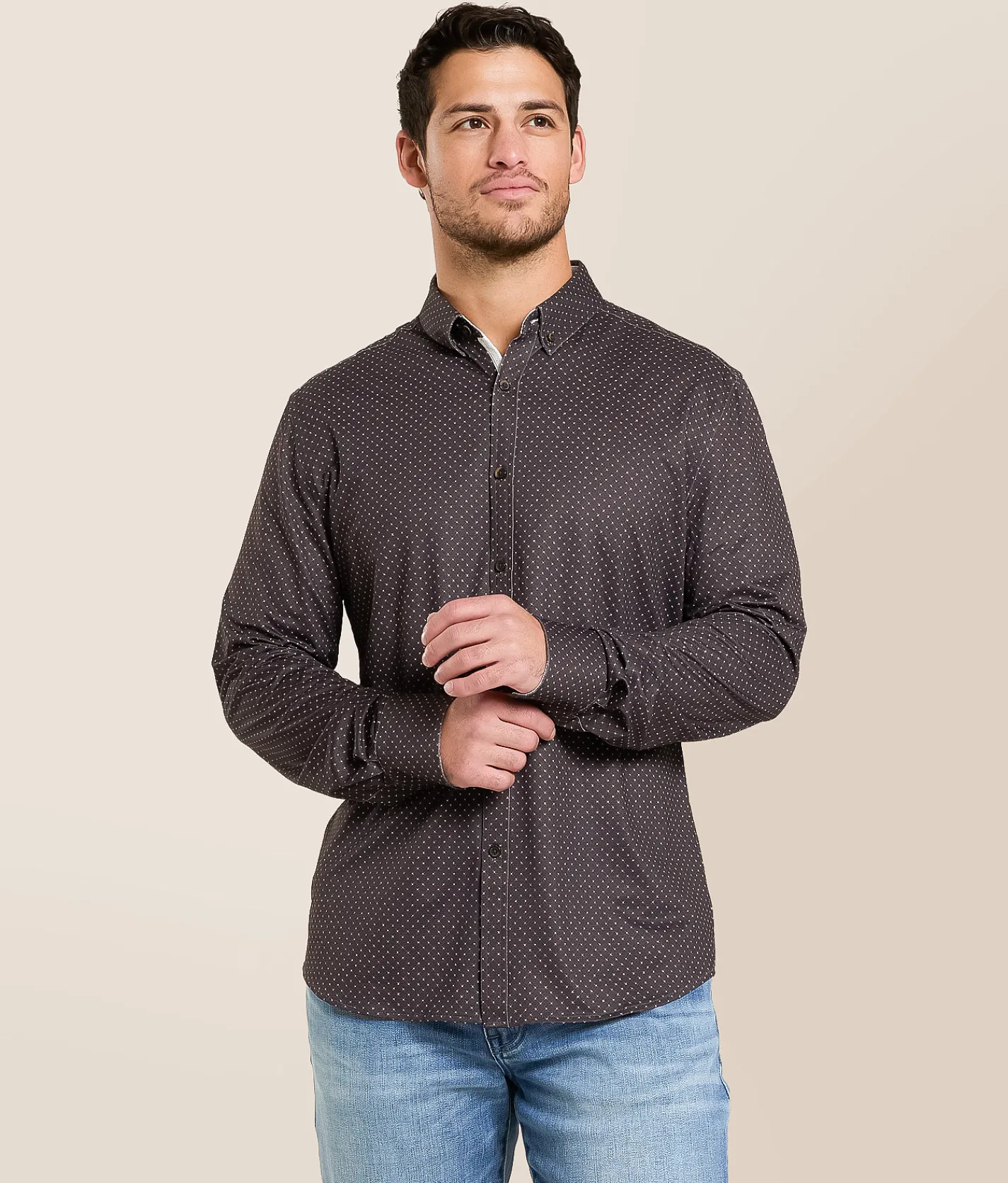 Tops | J.B. Holt Knit Athletic Performance Shirt Black Rust