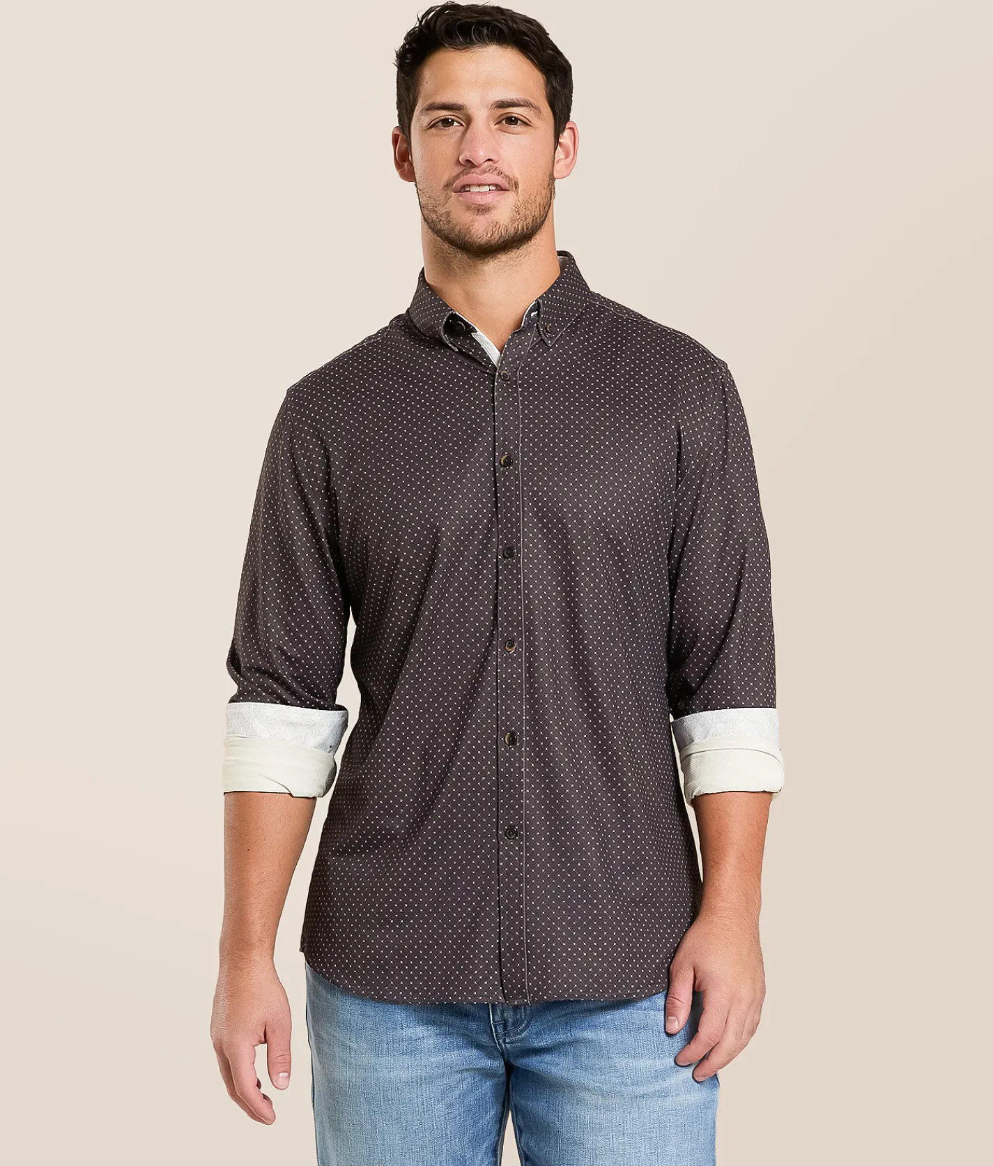 Tops | J.B. Holt Knit Athletic Performance Shirt Black Rust