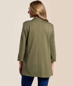 Tops|Coats & Jackets | Stoosh Knit Blazer Sage