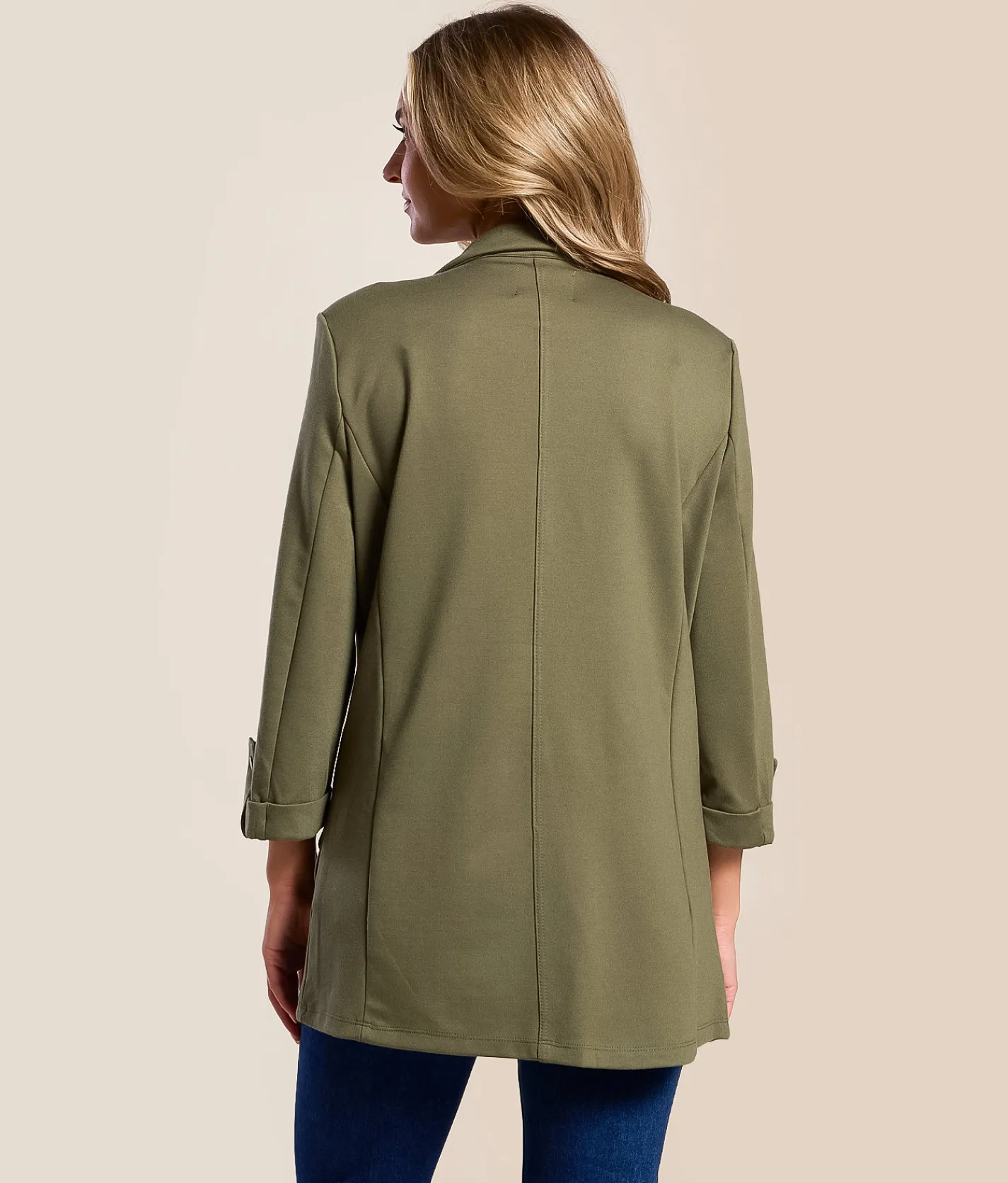 Tops|Coats & Jackets | Stoosh Knit Blazer Sage