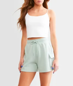 Bottoms|Shorts | Gilded Intent Knit Cargo Short Harbor Gray