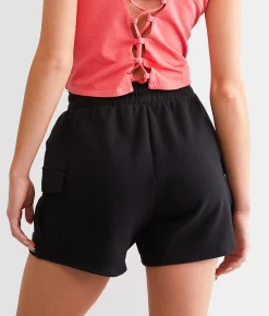 Gilded Intent Knit Cargo Short Ecru Hot