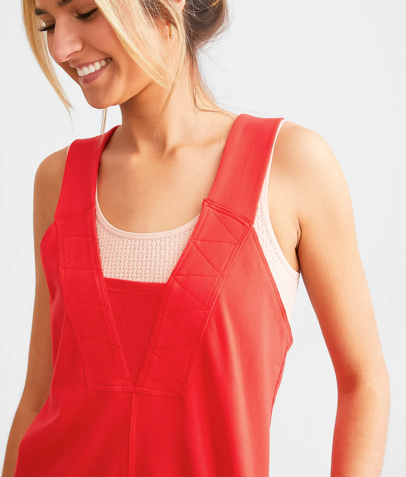 Rompers & Jumpsuits | BKE Knit Romper Tomato