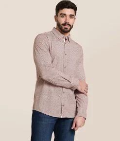 J.B. Holt Knit Standard Performance Shirt White Burgundy Online