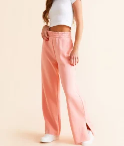 Bottoms | Risen Knit Sweatpant Blush