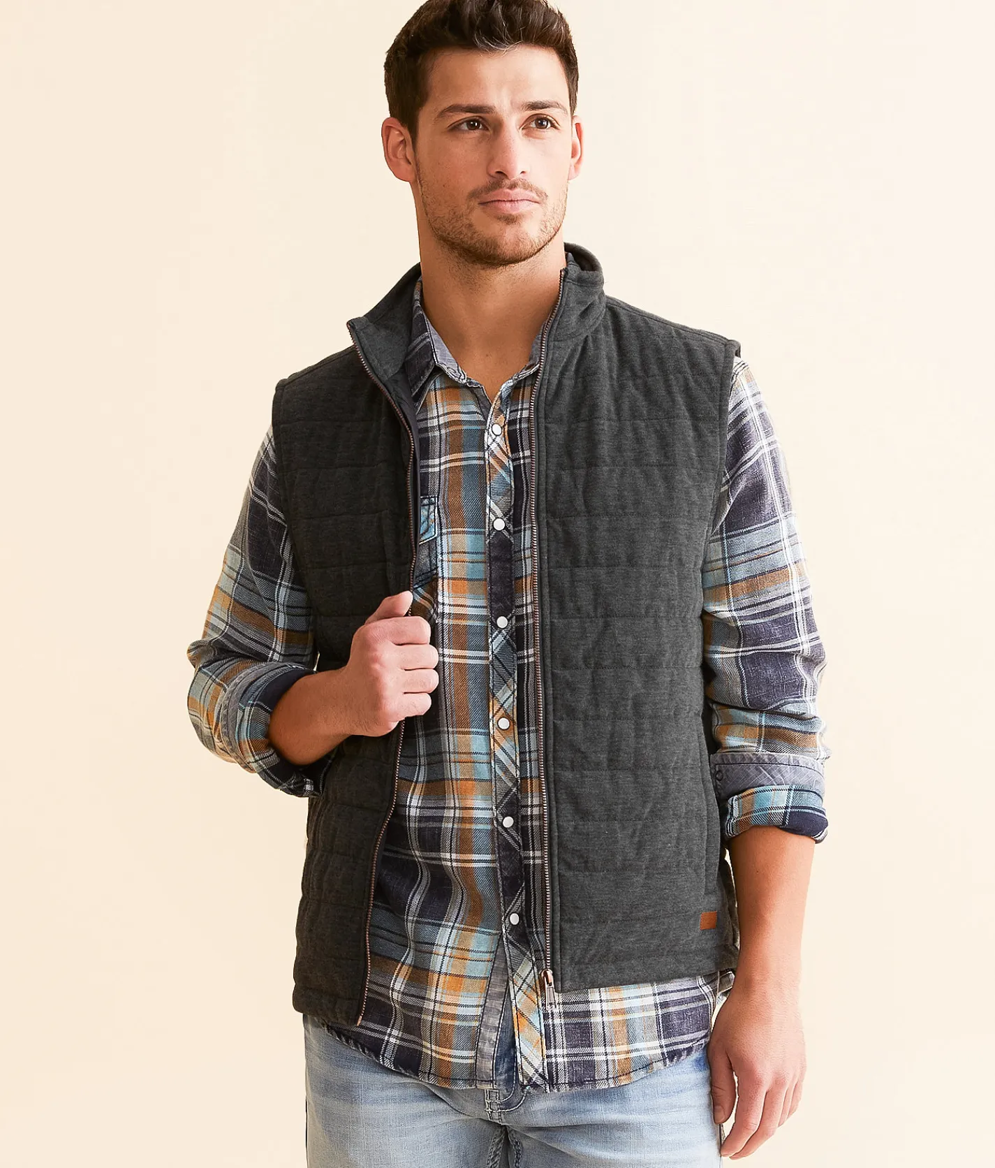 Coats & Jackets | Outpost Makers Knit Vest Charcoal