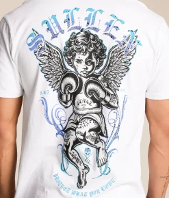 Tops|Graphic T-Shirts | Sullen Knock Out T-Shirt White