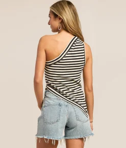 Tops | Free People Knot My Vibe Tank Top Black Combo